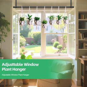 Space-saving design keeps floors clear while maximizing vertical greenery.