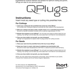 IHORT IHQPC100 propagation tray setup brown, supports easy inspection and gentle handling.