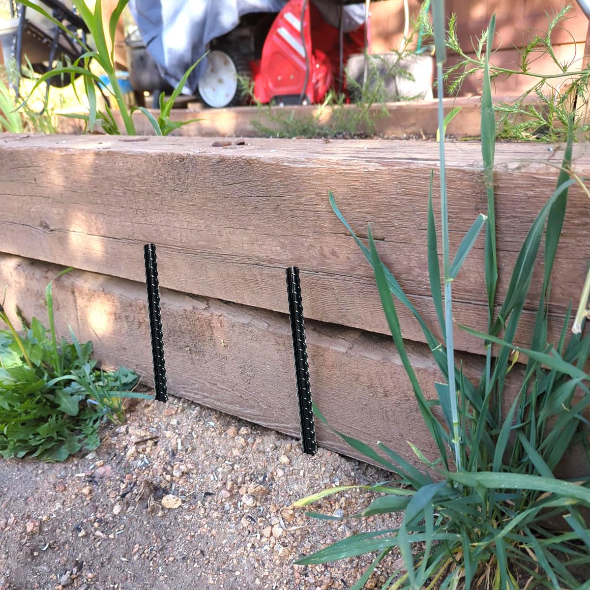 IHOSHENG threaded beveled-edge design improves penetration into tough soil