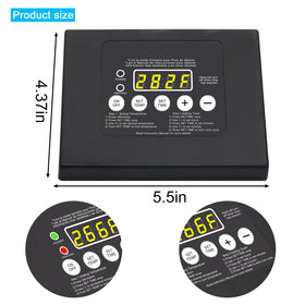 IHOUMEX LED display shows clear readings for Masterbuilt smoker use.