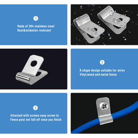 iHYTOON multipurpose clips suit barns, farms, and gardens