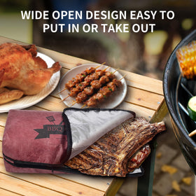 IIFONII durable, easy-clean blanket resists grease and wipes clean after use