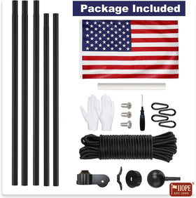 IIOPE aluminum clips secure flags with reliable, easy-to-use hardware