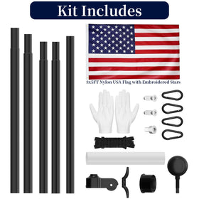 IIOPE Brinell hardness 55 flag pole boosts durability
