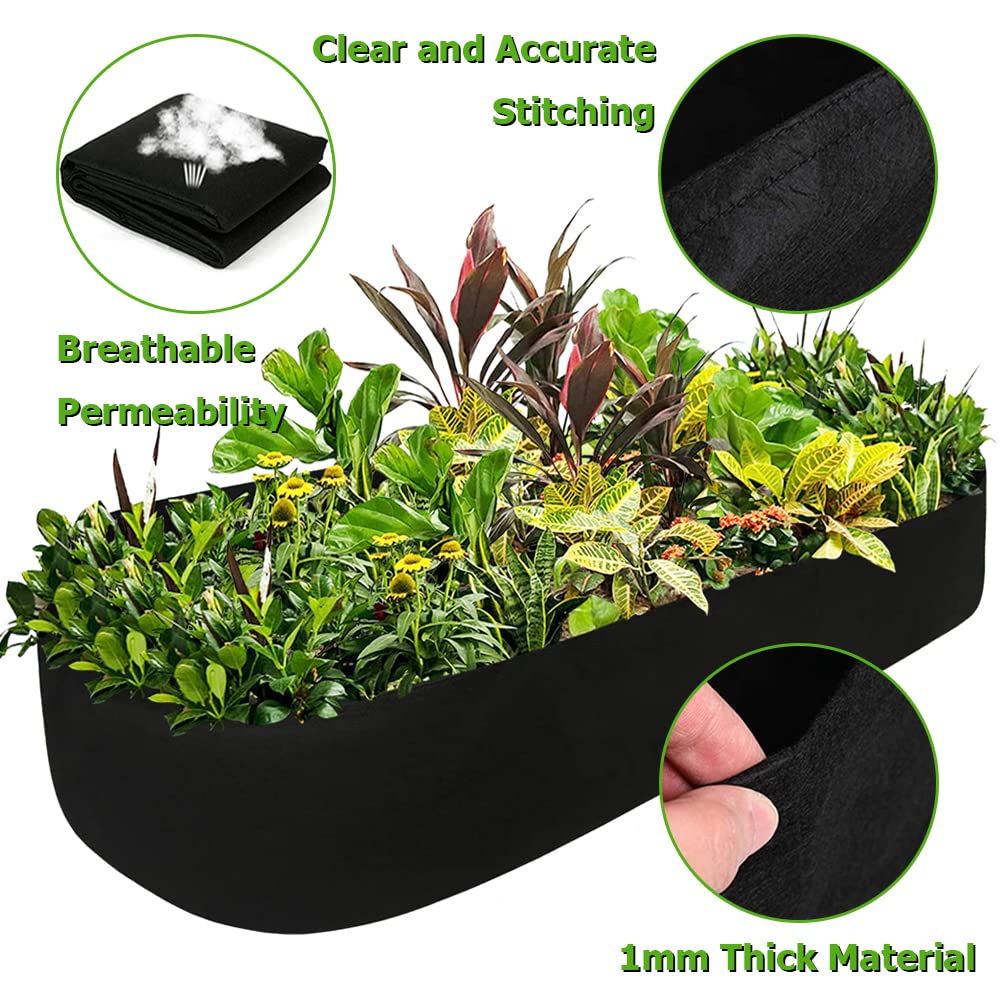 ikanboo garden bed on patio with greenery for easy gardening