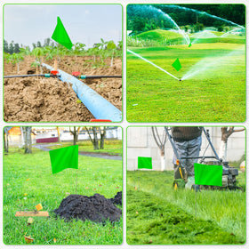 IKAYAS flags for dog training in the yard with high visibility