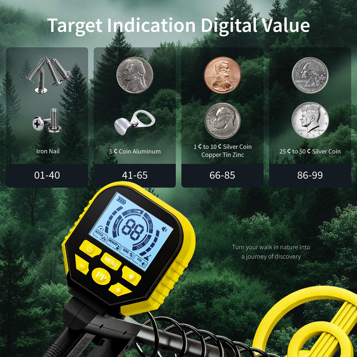 ikiu detector ergonomic handle reduces arm fatigue during long treasure sessions.