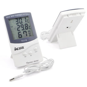 iKKEGOL clear LCD display with easy readability in any room.