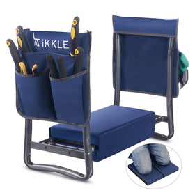 ikkle heavy-duty garden kneeler folded compact for storage and transport