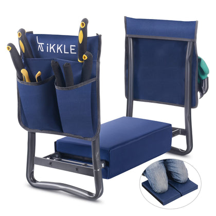 ikkle heavy-duty garden kneeler folded compact for storage and transport