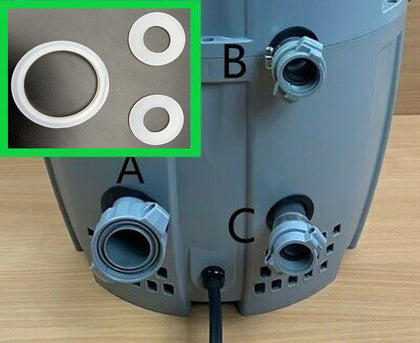 IKSI connector seals A valve connection provides a tight spa seal for secure fittings.
