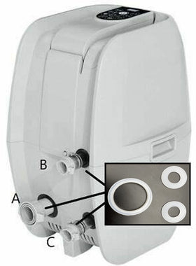 IKSI BC small connection seals ensure reliable small-diameter spa fittings.