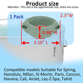IKSI seals gaskets washers for durable water-tight seals during spa use.