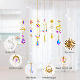 ilclviz prismatic sun catcher window decor with sunlight reflections
