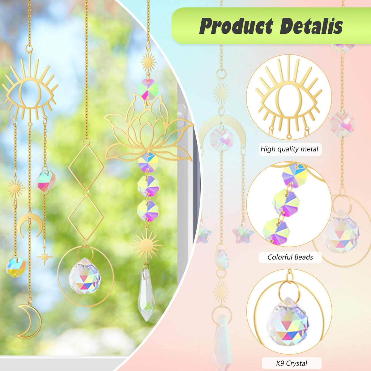 ilclviz elegant indoor outdoor decor suncatcher for any space