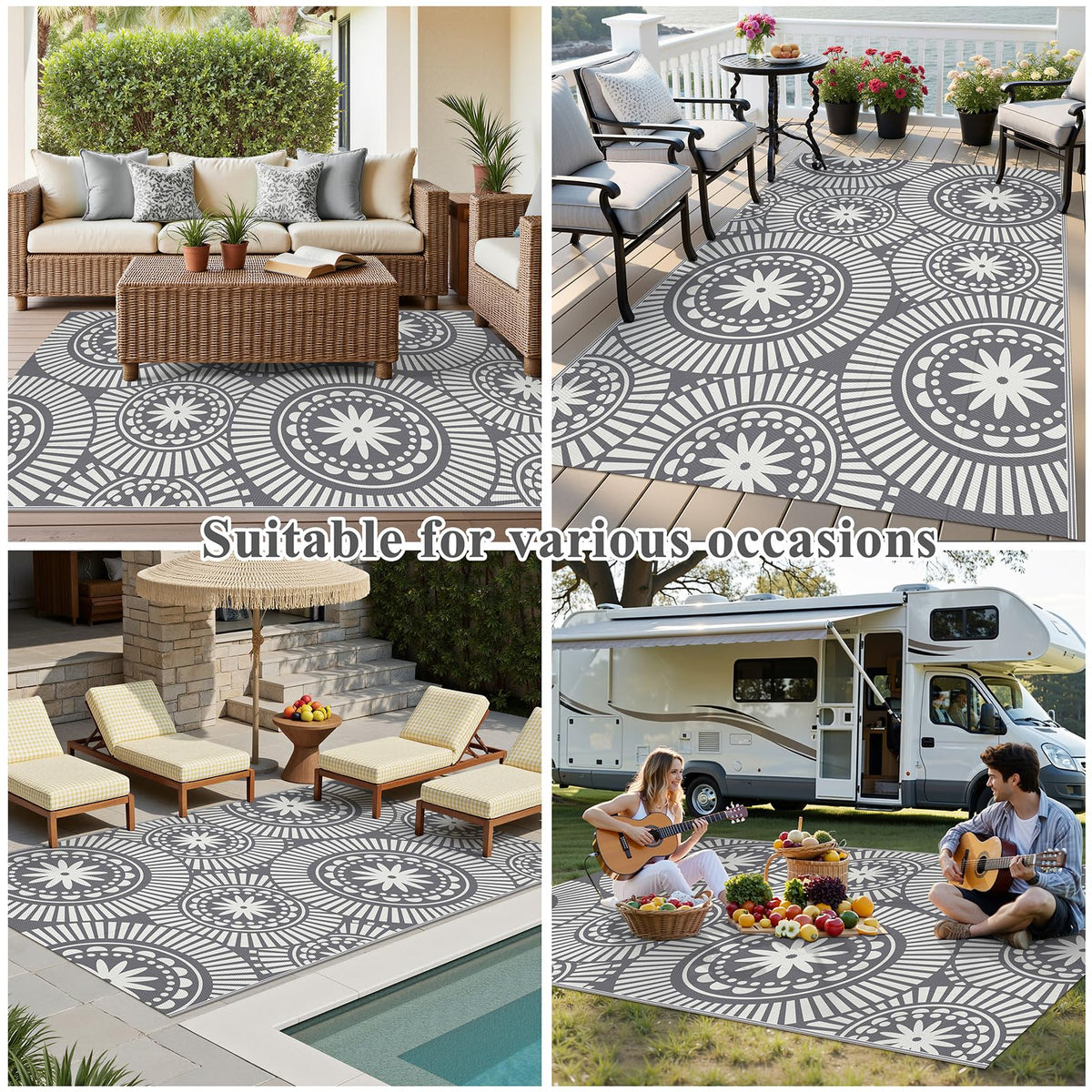 Ileading easy-clean surface supports quick refresh between outdoor outings.