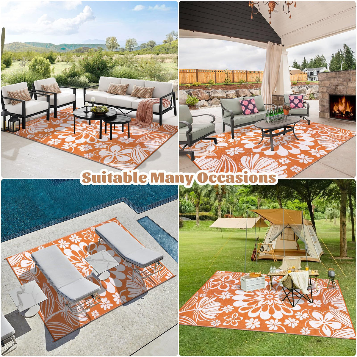 Ileading rug folds compactly for storage and transport
