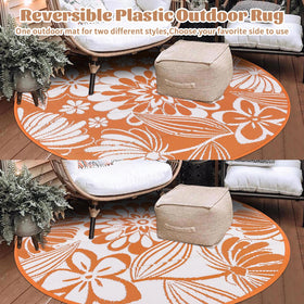 Ileading waterproof patio rug with easy cleaning for busy outdoor spaces.