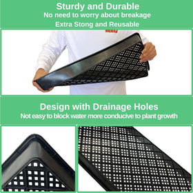 ILITING 1020 mesh tray dense holes closeup demonstrates airflow and drainage in action