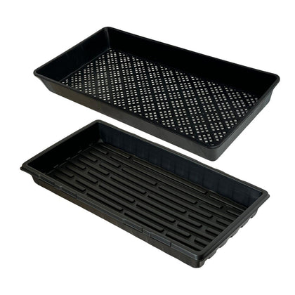 ILITING 1020 mesh trays top view highlighting drainage for healthy seedlings