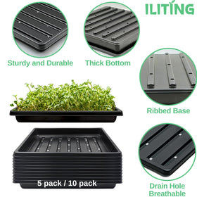 ILITING tray stacked neatly to save space during storage.