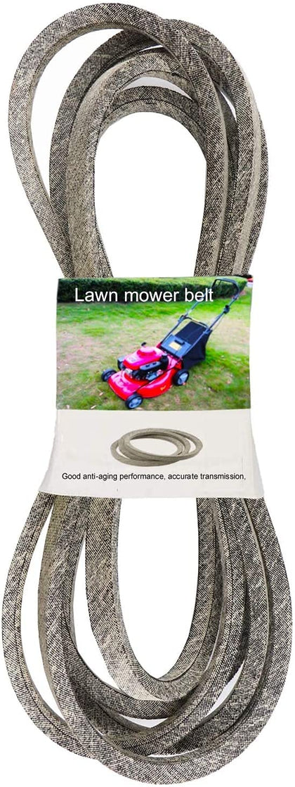ILONPA 130x1-2 mower deck belt closeup highlighting aramid cord durability