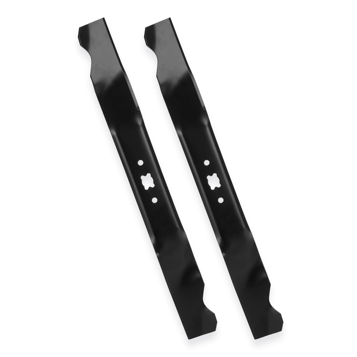 ILONPA 21-inch mulching blades package with two replacement blades for lawn care