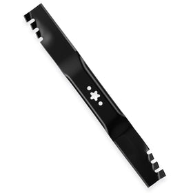 ILONPA 22-inch Husqvarna blades front view highlighting high-lift performance for clean cuts.