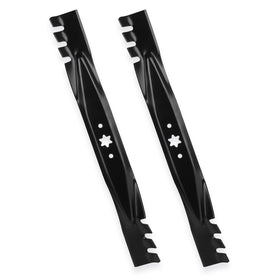 ILONPA 42-inch mulching blades pack ready for 42-inch decks for efficient mowing