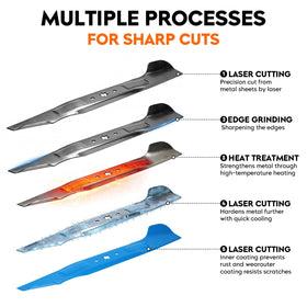 ILONPA 942-04308-6-star blades for Cub Cadet ZT1-42 offer dependable fit