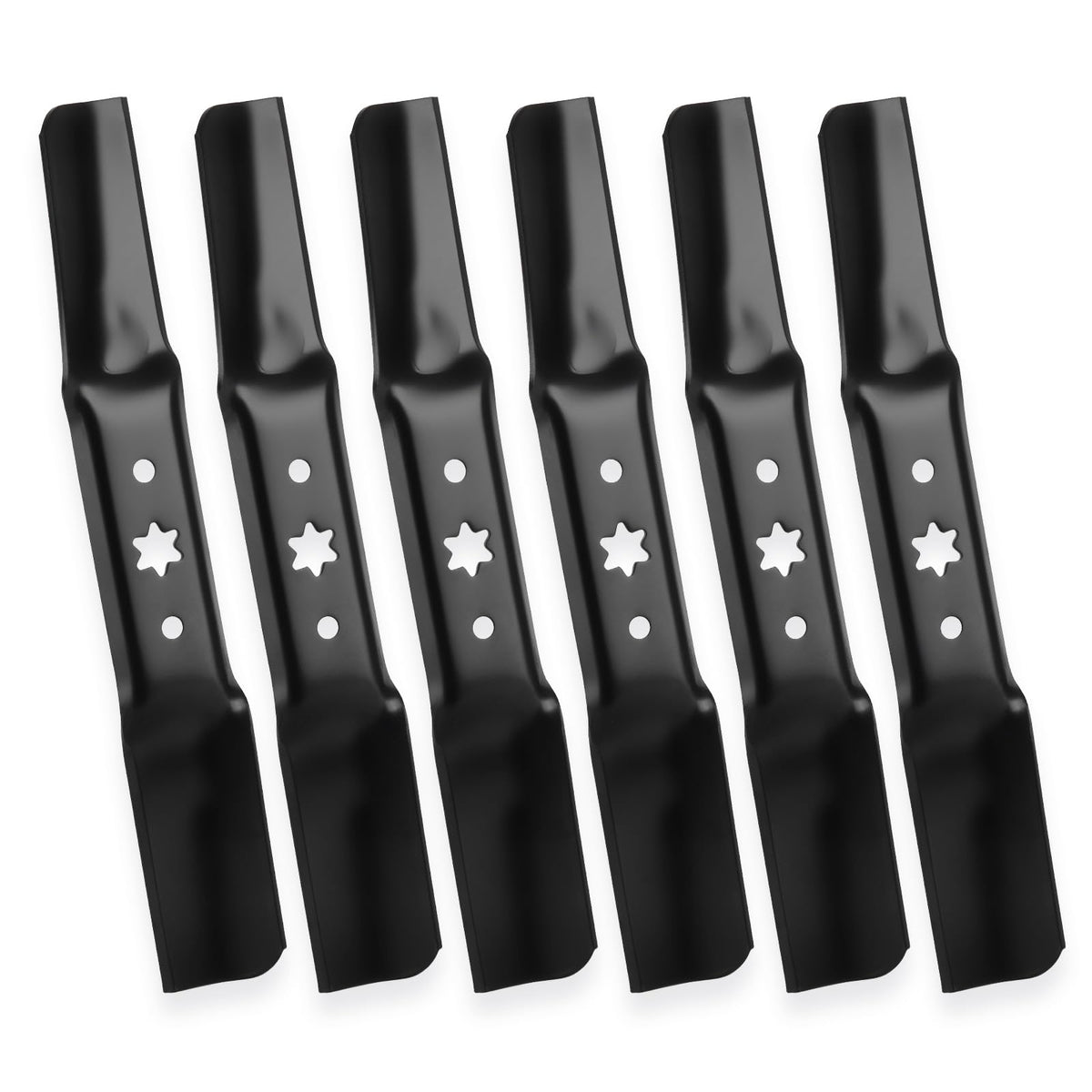 ILONPA 942-05052A six-pack mower blades for Cub Cadet, ready for precise, clean cuts