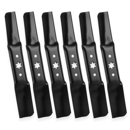 ILONPA 942-05052A six-pack mower blades for Cub Cadet, ready for precise, clean cuts