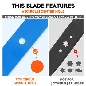 ILONPA blades fit Scag Turf Tiger for reliable mower deck compatibility.
