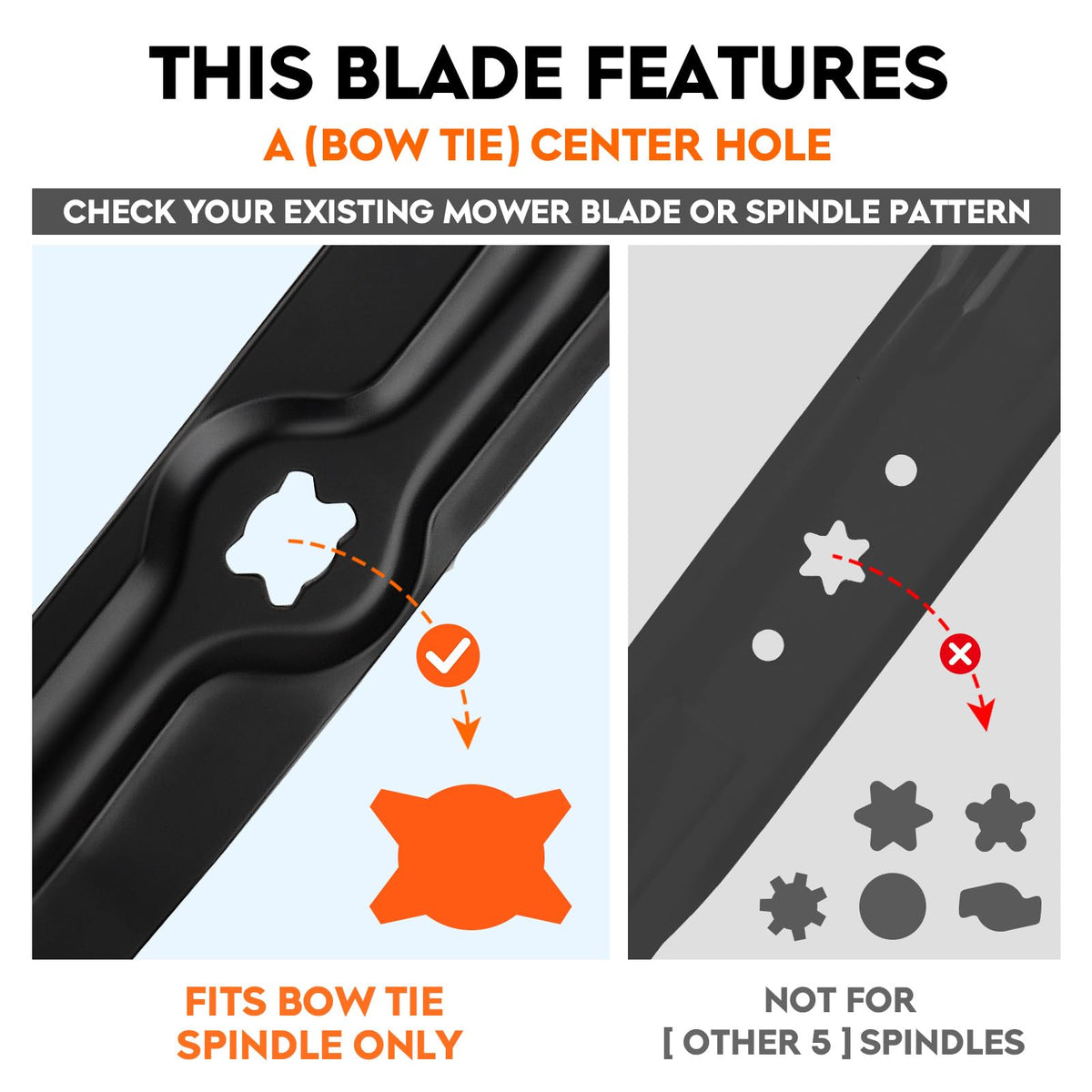ILONPA Cub Cadet CC760/CC800 compatible blades installation ease