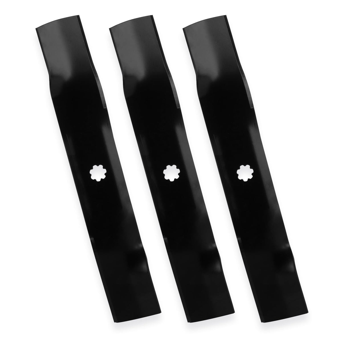 ILONPA GY20852 7-Star blades provide precise mulching for 48-inch Deere decks