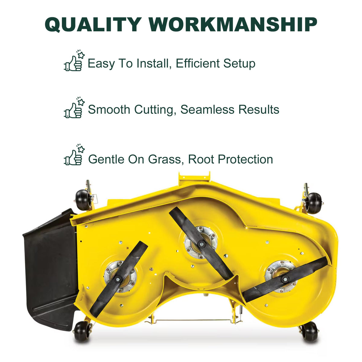 ILONPA mower repair setup depicts easy replacement to restore cutting efficiency.