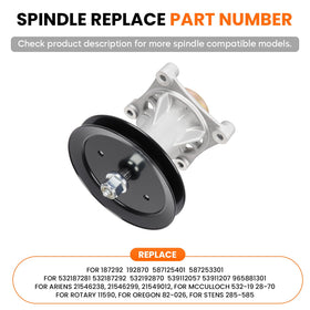 ILONPA mower pulley suitable for 5/8 inch bore applications.