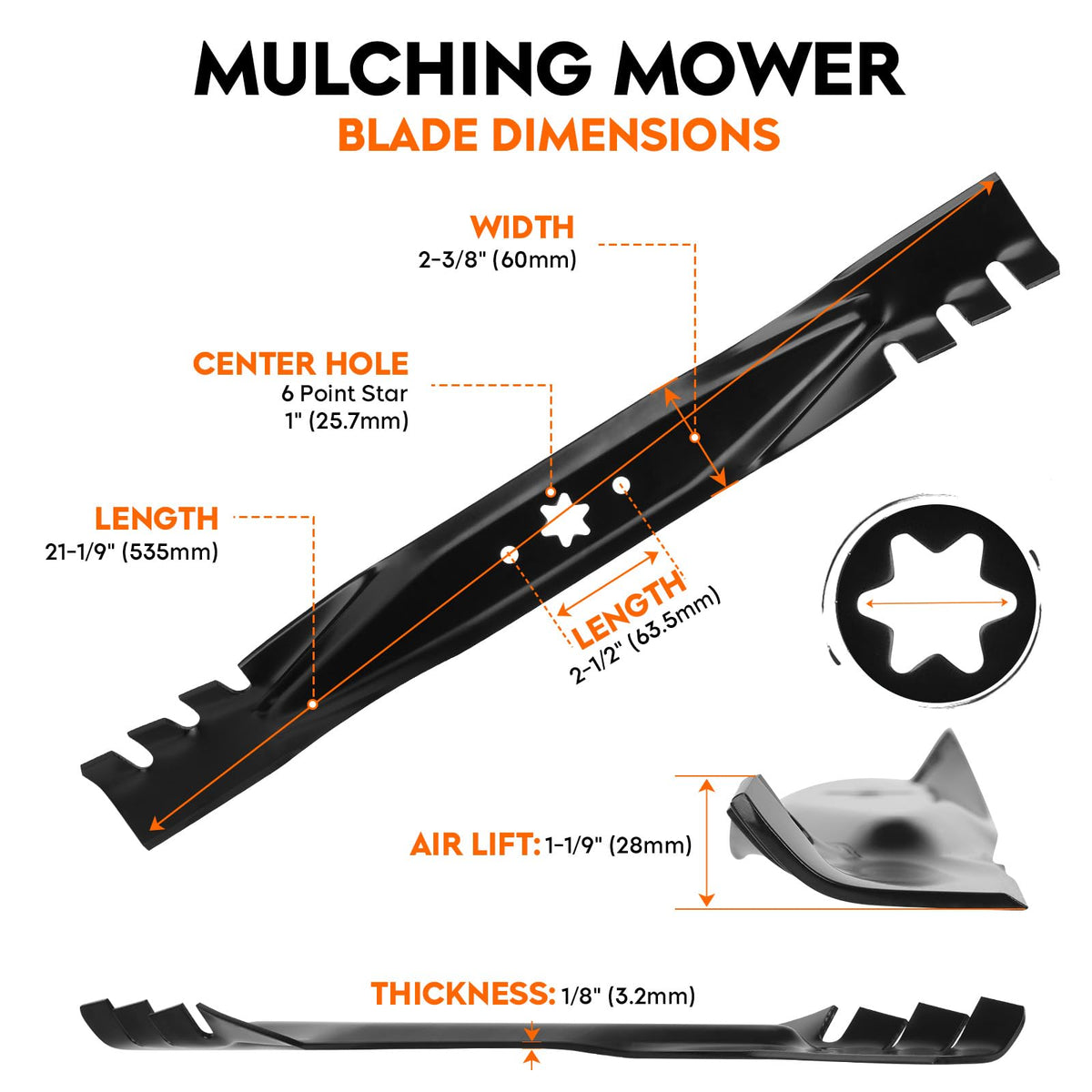 ILONPA blades for RZT/ZT1 42-inch deck zero-turn mowers in action