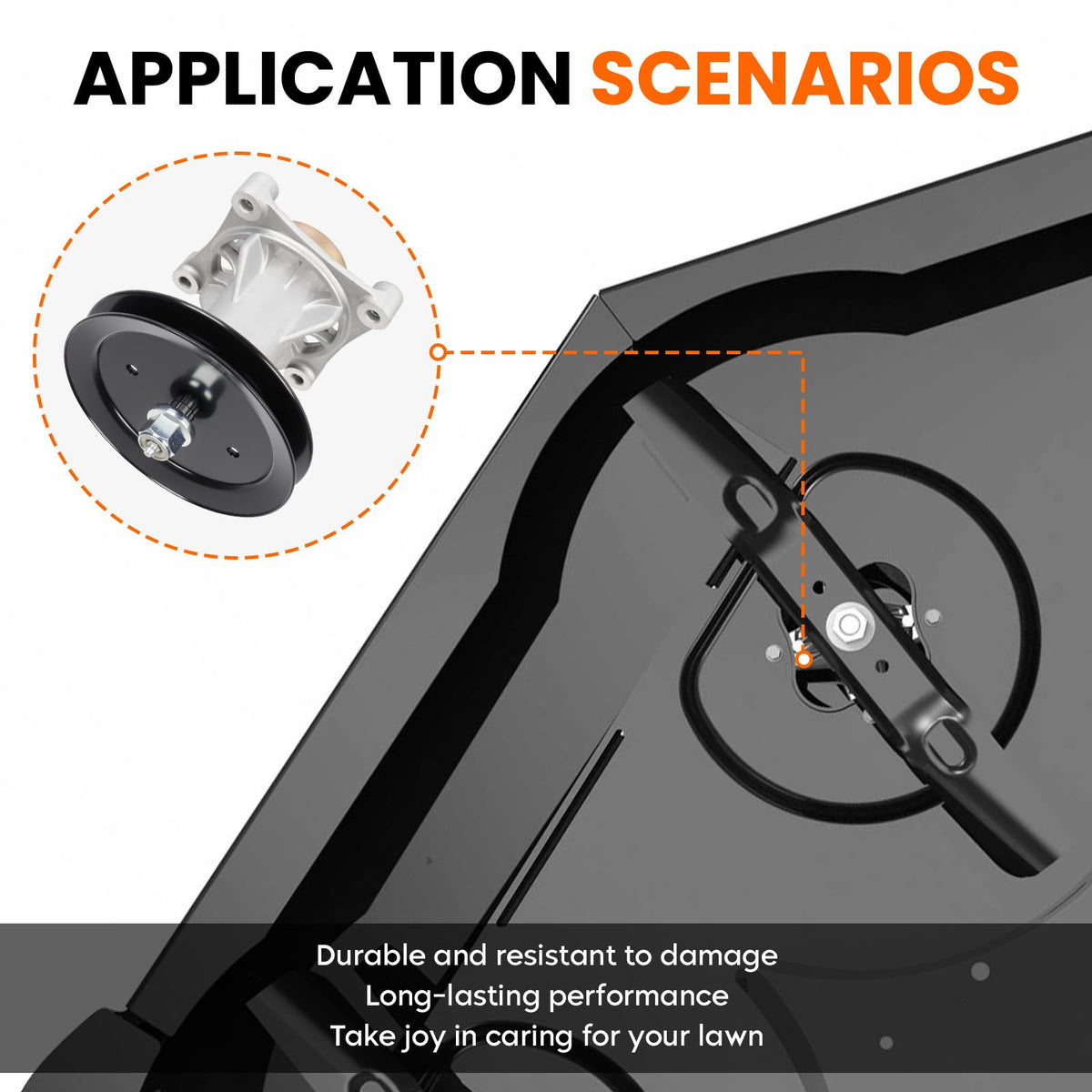 ILONPA spindle-assembly designed for AYP Craftsman and Sears PBGT series.