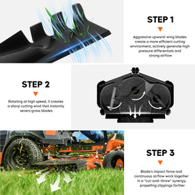 ILONPA XT1-46 compatible blade ready for installation