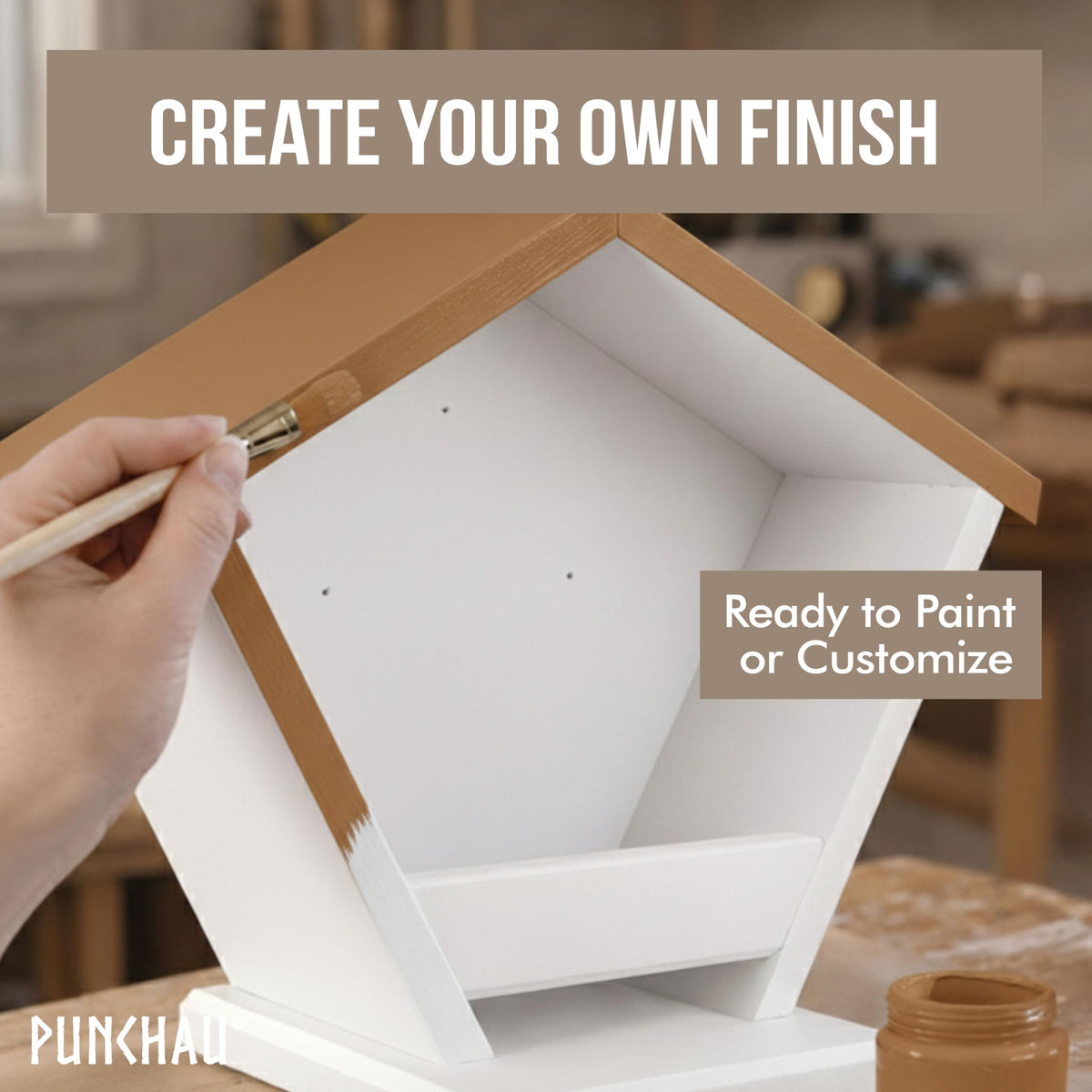 Durable craftsmanship of Ilyapa Punchau nest box designed to last years.
