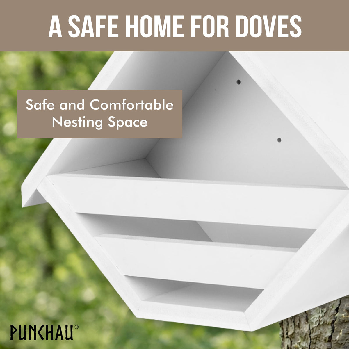 Ilyapa Punchau weatherproof nesting box easy clean surface supports quick maintenance