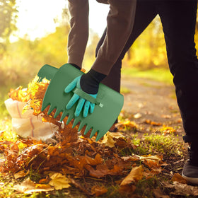 ILYZTL hand-held leaf grabbers speed yard cleanup