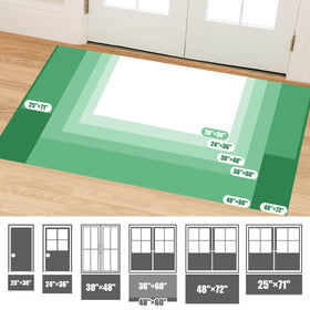 IM HOME Chenille absorbent outdoor doormat machine-washable for quick deep cleans