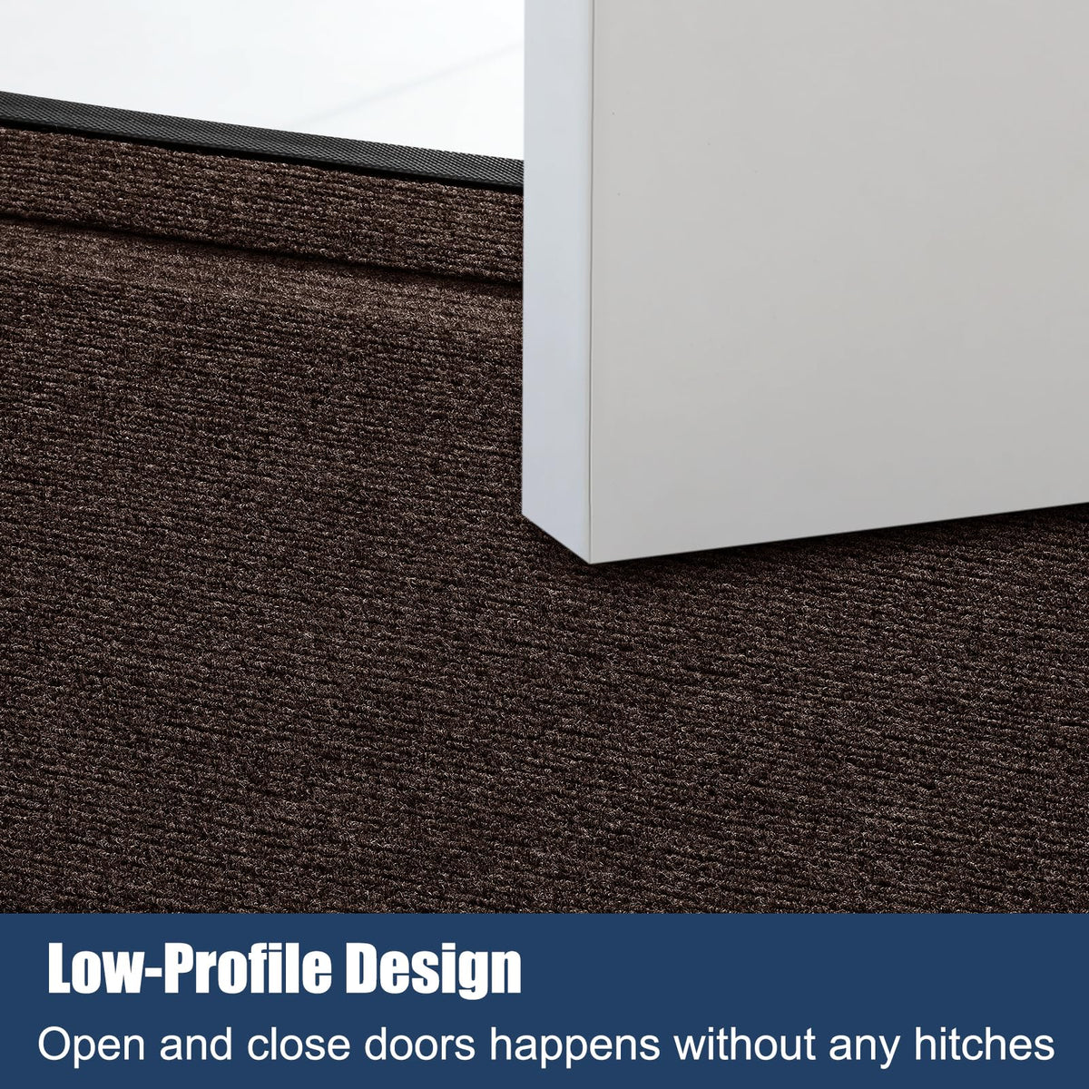IM HOME dirt-trapping top surface captures moisture and debris efficiently