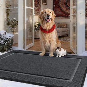 IM HOME large front door mat for outdoor entrance, durable and welcoming