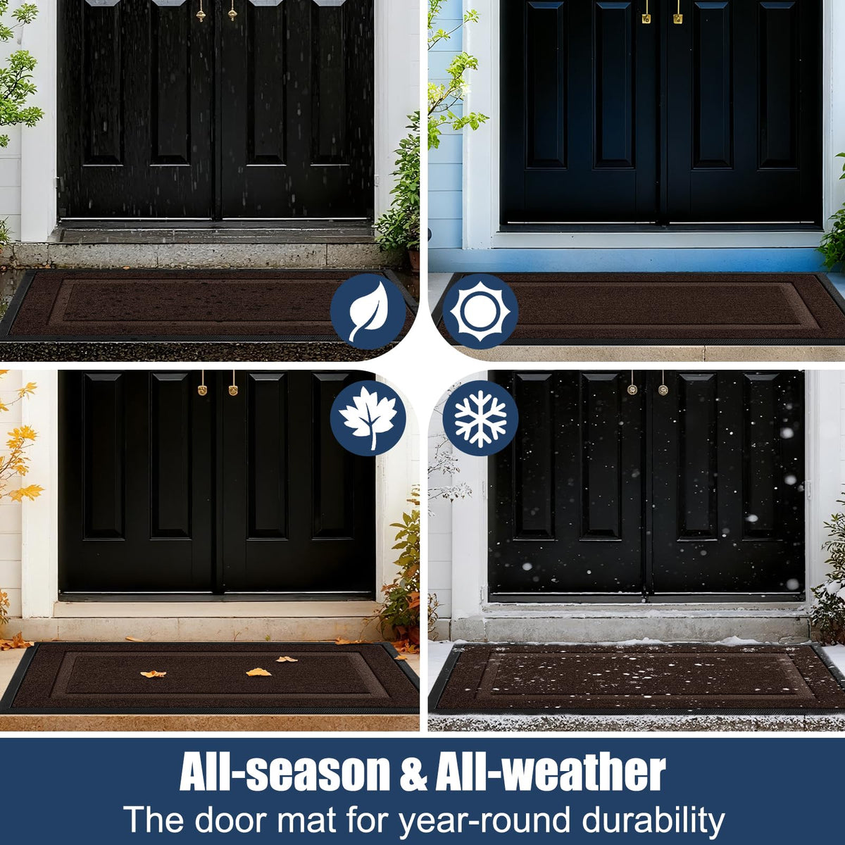 IM HOME low-profile 0.4-inch design fits under most doors