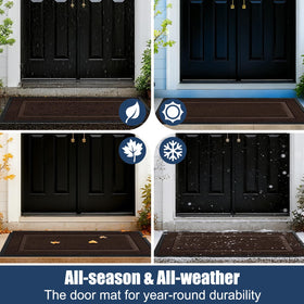 IM HOME low-profile 0.4-inch design fits under most doors