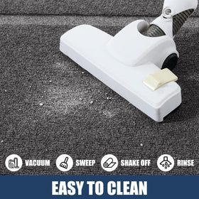 IM HOME patio mat is weather-resistant and quick-drying.