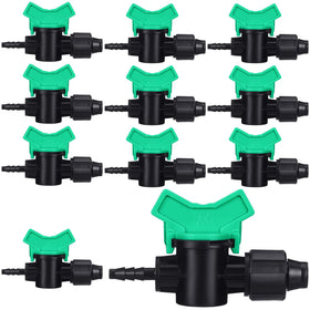 Hiboom 10 Pcs Drip Tape Fittings 5/8 x 1/4 Barb – Garden Irrigation